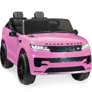 Best Choice Products Kids 24V 2-Seater Licensed Range Rover Ride-On Car w/ Parent Control 132lb Weight Capacity