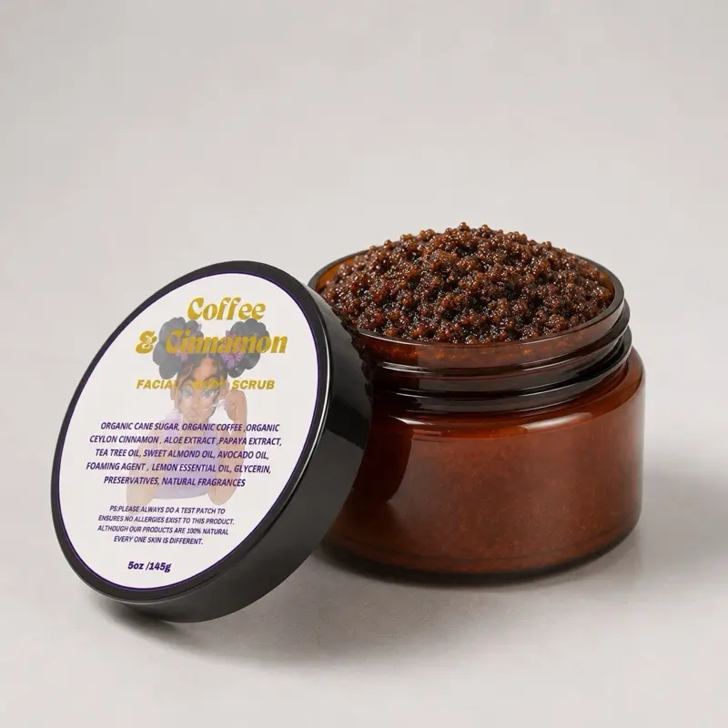 PALZSKIIN COFFEE & CINNAMON face & BODY SCRUB