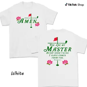 Amen You Are My Master Psalm 16:2 Golf Shirt For Men For Women, Christian Golf Graphic Tee, Faith Statement Apparel, Stylish Spiritual Gift