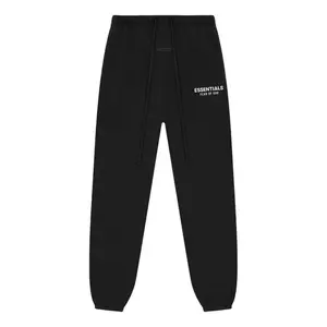 Fear of God Essentials Classic Fit Fleece Sweatpant 'Jet Black' 130AS252020F Fear of God Essentials Classic Fit Fleece Sweatpant 'Jet Black' 130AS252020F