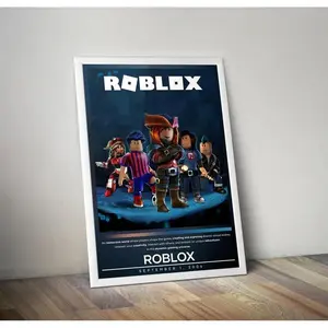 Roblox Gaming Poster - Vintage Style Decor Print for Gamers