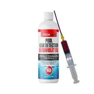 Glow Leak Pool Leak Detection UV Gel and Testing Syringe Professional Leak Pool Testing Kit