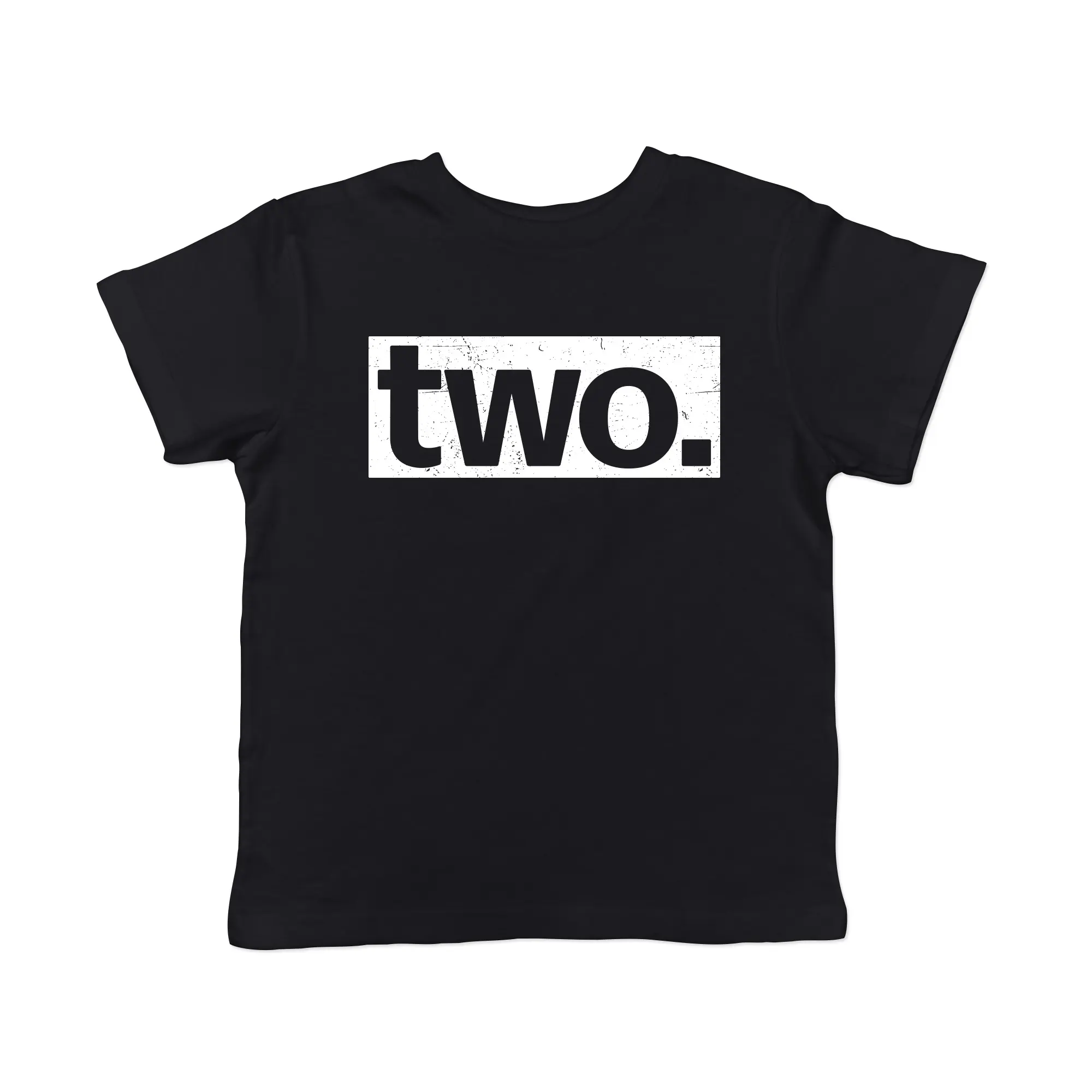 Funny Birthday T Shirts for Toddlers Two Three Four and Five Year B-day Tees For Young Kids Funny Toddler Shirts Birthday Apparel for Toddler Childrens Graphic Tees Black -