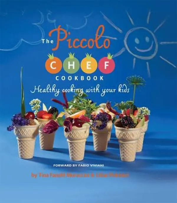 Used Hard Cover Book - The Piccolo Chef Cookbook: Healthy Cooking with Your Kids by Tina Fanelli Moraccini, Lilian Palmieri (2 lbs, English)