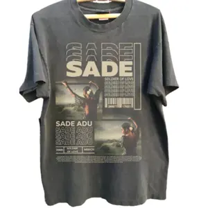 Sade Adu Shirt, Sade Adu World Tour T-shirt, Vintage Graphic unisex cotton Shirt, gift for fan