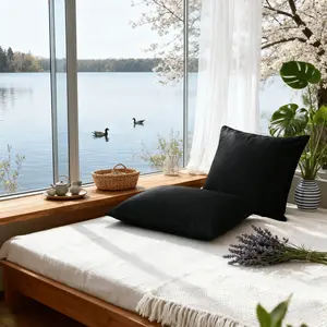 2-Piece Satin Pillowcase Set, Soft Breathable Silk-Feel Plain Color, Valentine's Day Gift, Full Cotton Material, Ca Prop 65 Compliant, Silky Satin Bedding