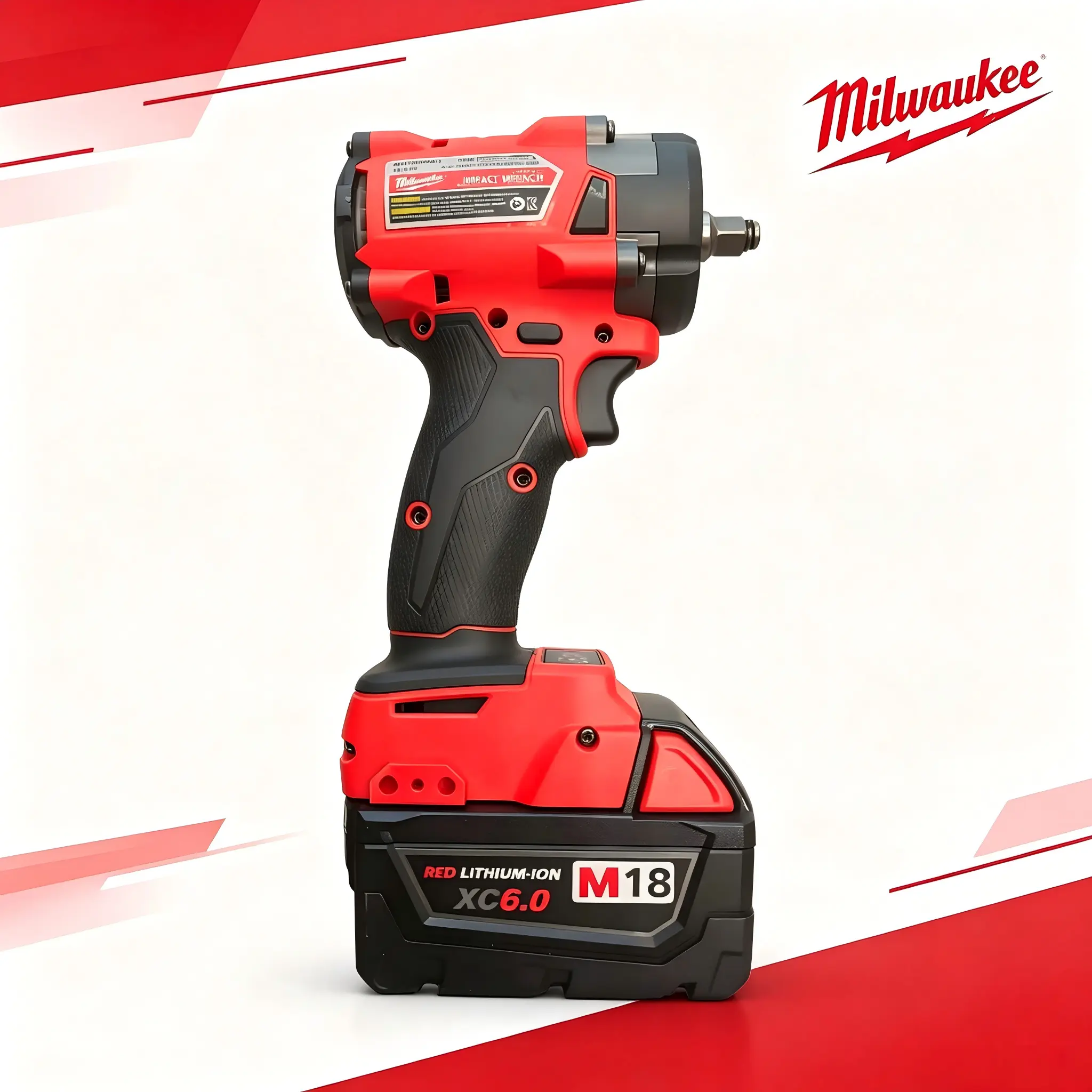 Milwaukee FIW212 3/8" Impact Wrench M18 18V Brushless Cordless Power Tool for Auto Repair & Mechanic Work