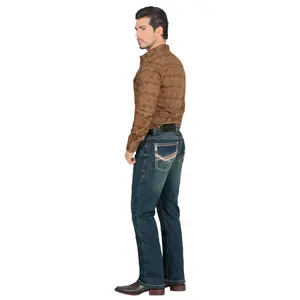 LAMASINI Cowboy Heavy Denim Jeans LM9055 For Men