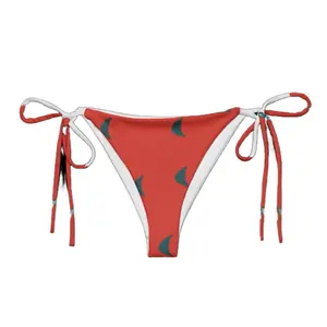 Sweet Beautiful String Bikini Bottom - 88% Recycled Polyester UPF 50+ Soft Stretchy Material Flexible Straps Beach Outfit