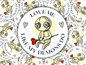 Love Me Sticker Decor Decorative Vinyl