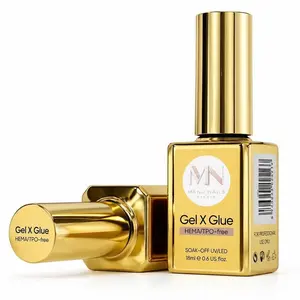 Manu Nails Studio Gel X Glue | HEMA & TPO Free Nail Adhesive | Soak Off UV/LED (18ml)