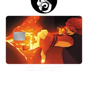 Sukuna Gojo JJK Anime Jujutsu Kaisen Credit Card Sticker