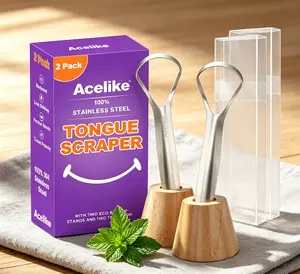 Only 200 units will be sold; this link will be taken down once they're sold out.Stainless Steel Medical Grade Tongue Scraper Multi-Pack (2Pcs) - outdoorfun Luxe