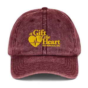 A Gift of the Heart Vintage Cotton Twill Cap