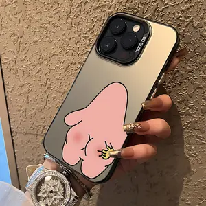 Fun cartoon S-SpongeBobes Phone Case Suitable for iPhone 17 16e 16 15 14 13 12 11 Mini Pro Max Air X XR XSMAX 8 7 Plus Anti Fall Protective Matte Back Cover Protector