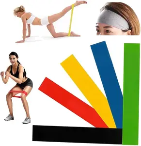 X-LIGHT Resistance Bands - Portable Gym for Arms Legs Hips & Thighs - 5 Levels for Beginner to Pro - Train Anywhere Home Office Park butt instruction guide yoga full-body strength training sale equipment flexibility exerciseHeavy Duty Resistance Band Set