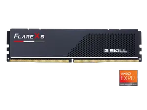 G.SKILL Flare X5 8GB 288-Pin PC RAM DDR5 6000 (PC5 48000) Desktop Memory Model F5-6000J3038F8GH1-FX5 G.SKILL Flare X5 8GB 288-Pin PC RAM DDR5 6000 (PC5 48000) Desktop Memory Model F5-6000J3038F8GH1-FX5