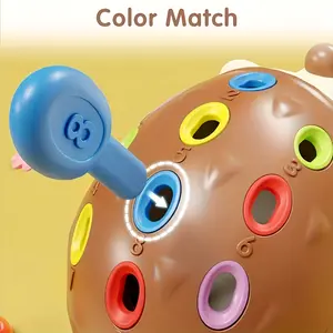 Recommended Hedgehog Puzzle Toy, Color Number Matching Game, Quick Storage, Cute Design, Educational Kids Toys, Fun Learning Activity, Montessori Puzzles Gift