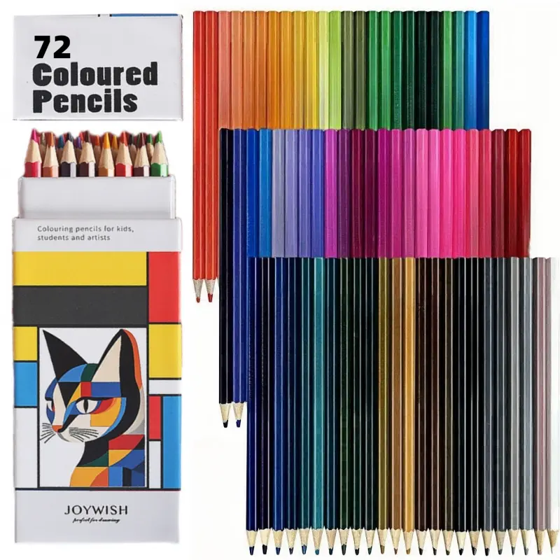 Colored Pencils Set, Pre-sharpened Coloring Pencils for Beginners, Colored Pencils for Adult Coloring Books, Ideal Art Supplies for Sketching, Coloring & Painting