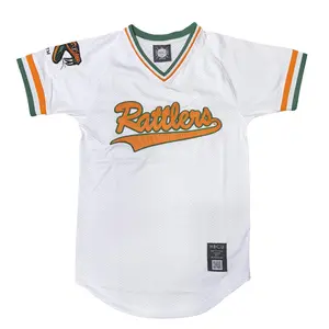 FAMU White Wavey Rattlers Batters Jersey 2.0