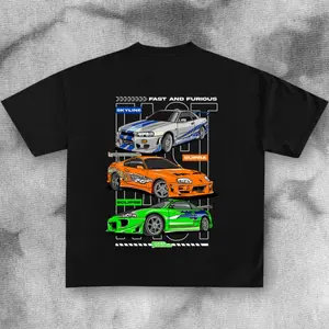 Fast & Furious t-shirt, Fast & Furious Fan Gift, Street Racing shirt, Car shirt for Men and Women, Casual Short Sleeve Crew Neck T-shirt for Daily Streetwear, Men's Top for All Seasons, Graphic Tees, Gift For Him, Gift For Her