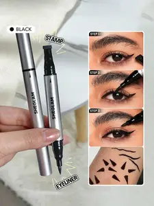 SHEGLAM Wing It Waterproof Liner Duo – 2-In-1 Wing Stamp & Liquid Eyeliner
