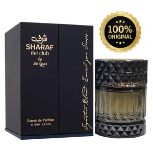 Zimaya Sharaf The Club Extrait de Parfum 100ml 3.4oz Aromatic Fruity Perfume Signature Blend for Lasting Impressions