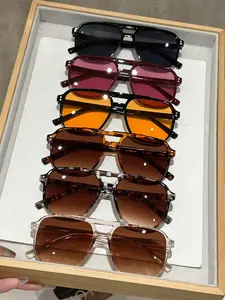 6 Pairs Women's Pilot Fashion Glasses, Classic, Stylish and Casual Shades, Trendy Eyewear for Everyday Wear, Perfect Gift Idea