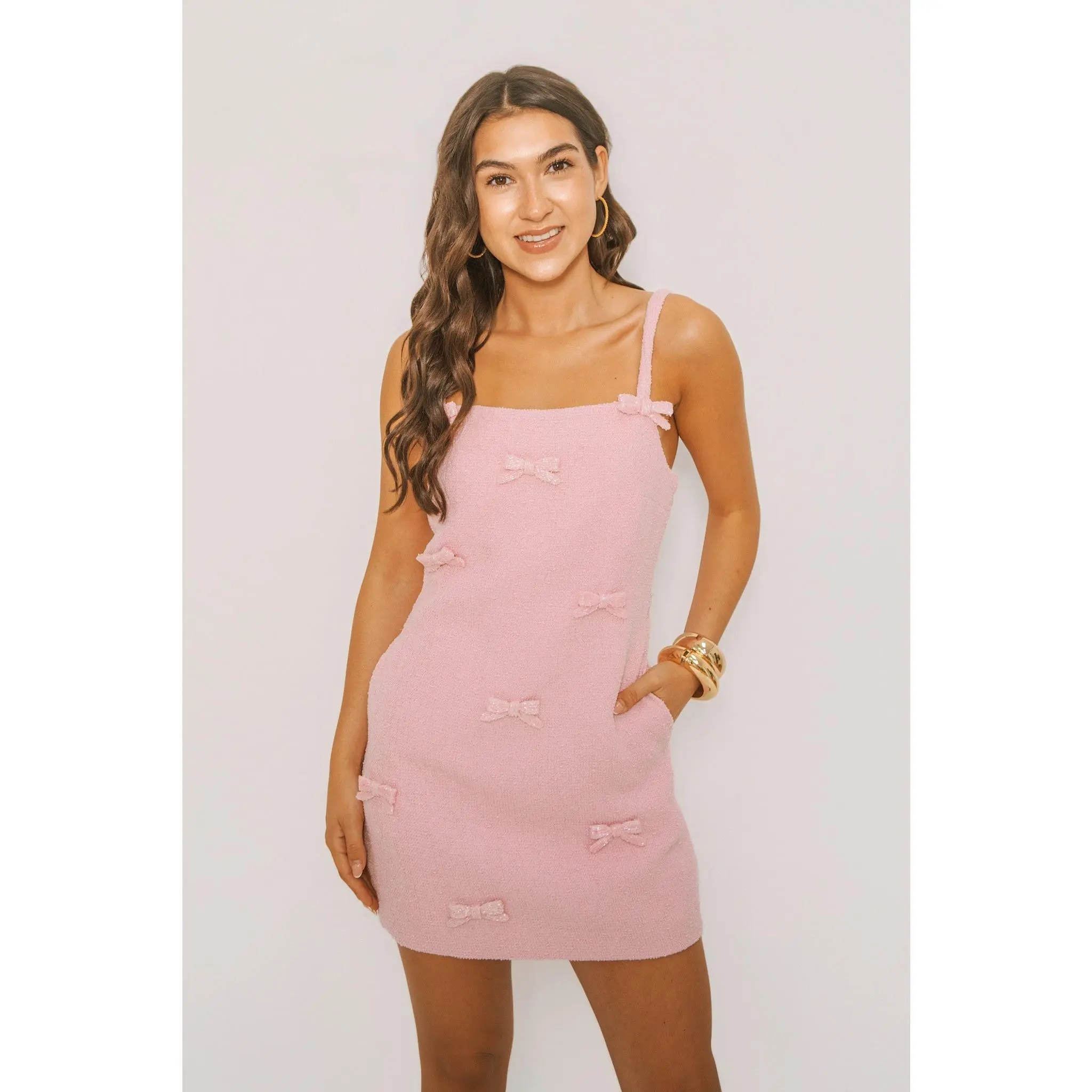 ENDLESS ROSE: All Tied Up Mini Dress