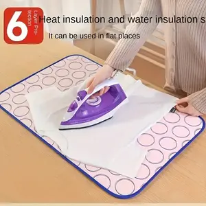 Foldable Heat-Resistant Ironing Mat, Portable Non-Slip PP Material for Travel, Ideal for Home Use, Laundry Room and Easy Storage, Laundry Products