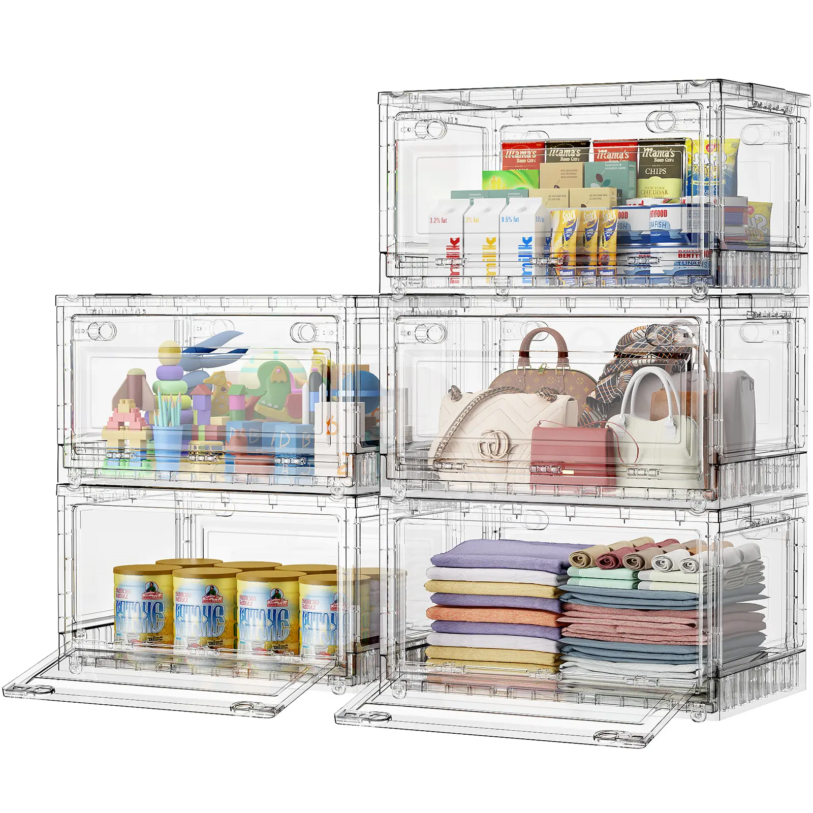 Clear 400Qt - 5Pack