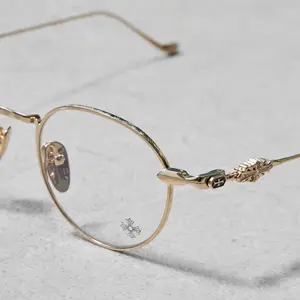 Chrome Hearts VAGIDICTORIAN III Glasses Gold (USED)