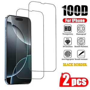 2-Pack Tempered Glass Screen Protector for iPhone 11/12/13/14/16/17/12,13mini/16e/Plus/Pro/Pro Max  X/XR/XS/XSmax Series, Protective, Anti-Scratch, Shockproof, Fingerprints Resistant, Transparent Fit