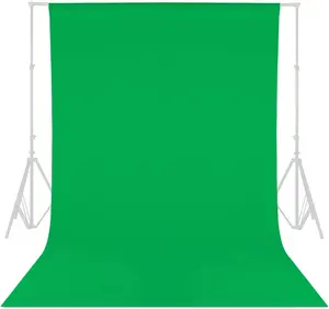 Green Screen Backdrop Background - 5x7FT Photography Backdrop Photo Background Screen for Video Recording Greenscreen Picture Photoshoot