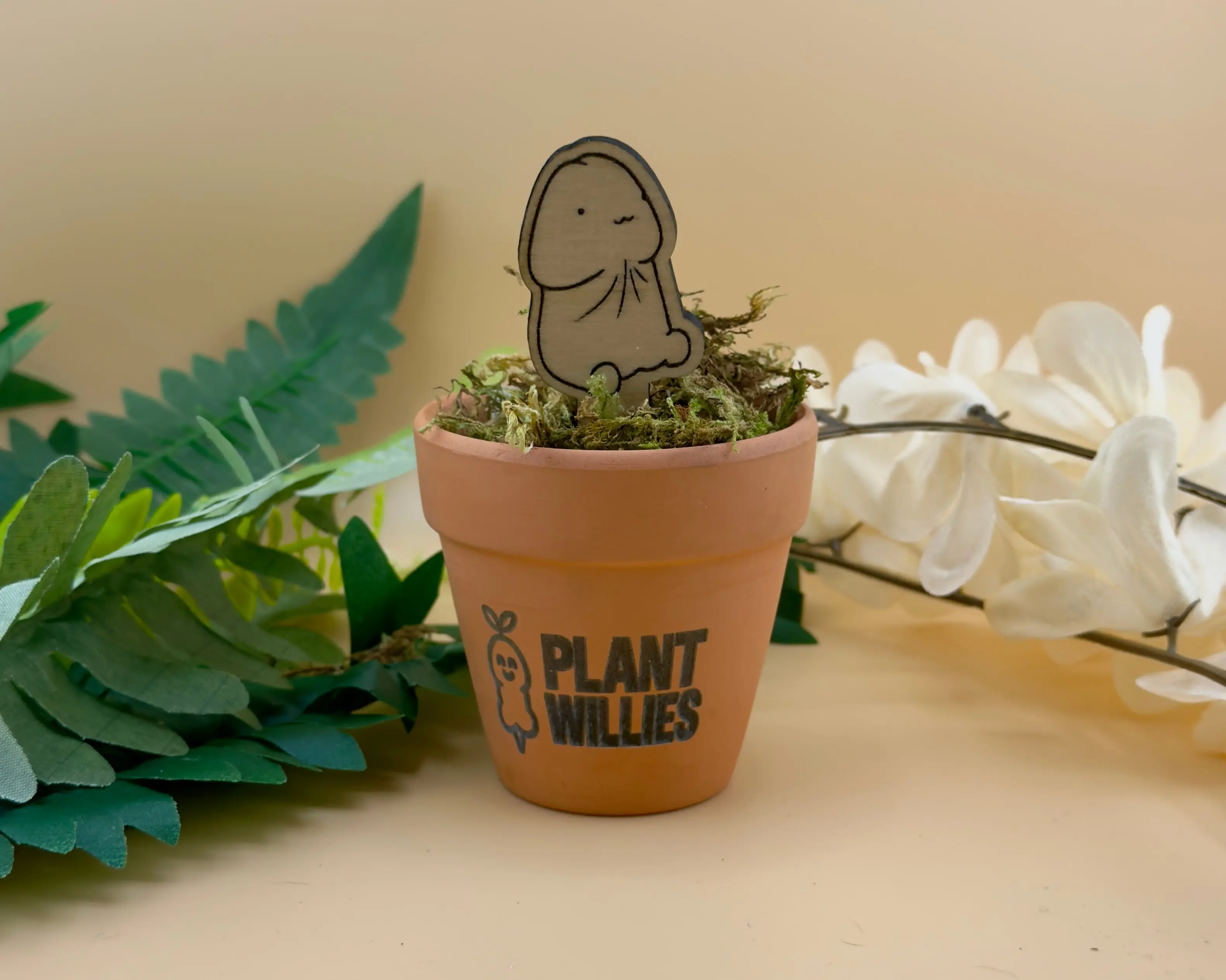Potted Chubby Bud™ — Chill Wooden Pot Decor