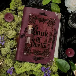 leather Book Of Spells