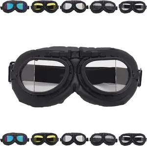 Vintage Helmet Goggles Motorcycle Goggles Bike Motorcross Pilot Goggle
