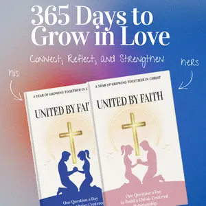United By Faith - A Set of Couple's Journals for 365 Days to Build Lasting Love and Connection in Christ