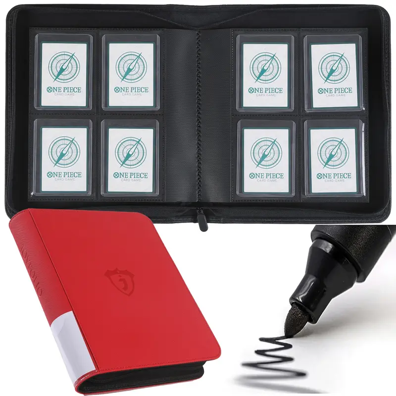 one card binder Amazon.com: 1 Pocket Card Binder – Collectible Trading Card Album, Single  Card Holder with 20 Pages, Holds 40 Cards, Side-Loading Mini Binder for  TCG, MTG, Sports, Baseball, Football, Small Sports Card Book :