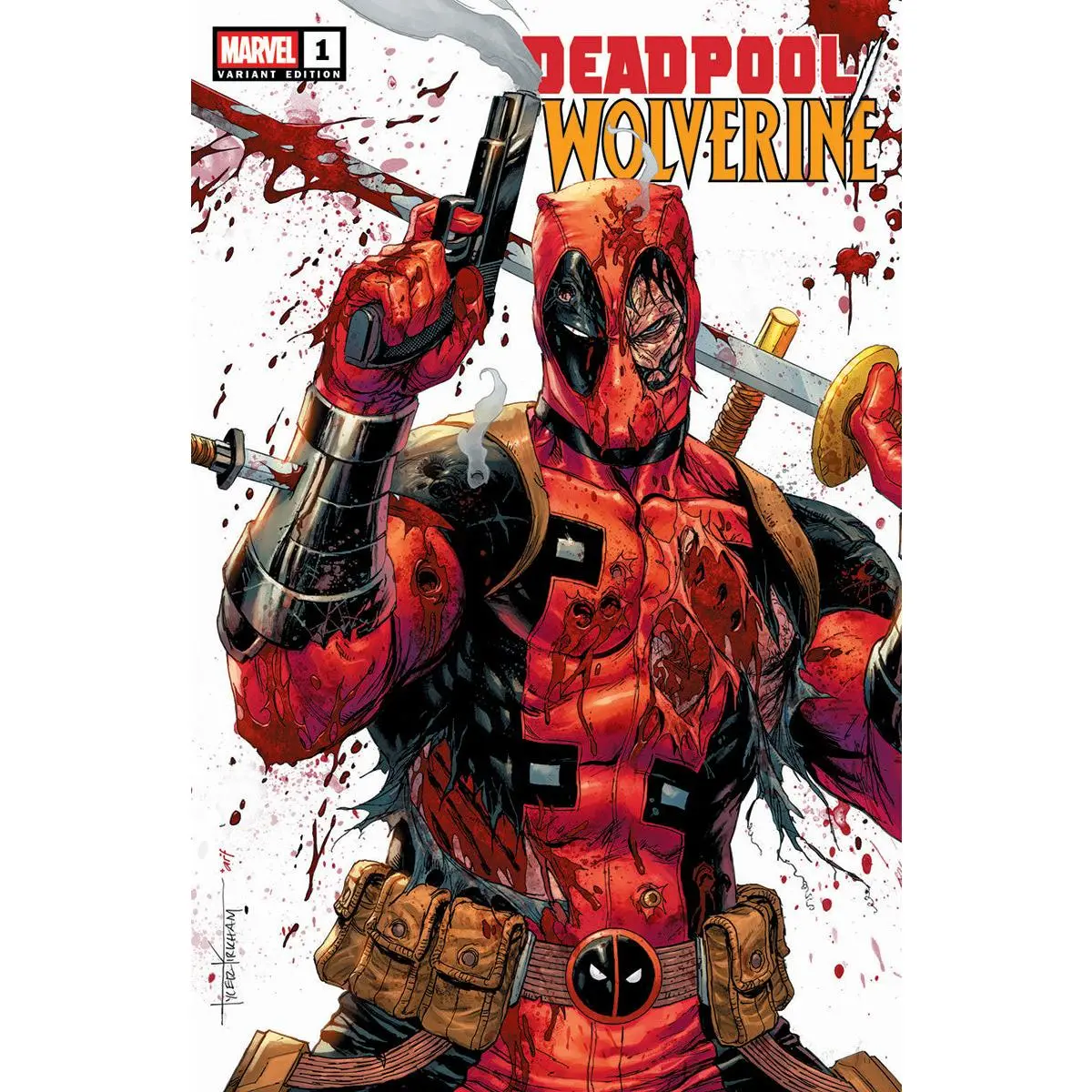 Deadpool / Wolverine #1 Tyler Kirkham MEGACON 2025 Exclusive Premium BATTLE DAMAGED Var (01/01/2025)