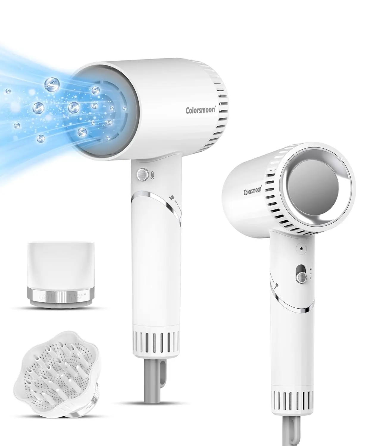 Small But Powerful Foldable Hair Dryer  Fast Drying Ionic Blow Dryer for Home Travel Gym & Daily Styling