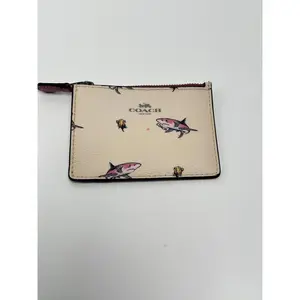 Pre-owned coach leather WALLET BIN001CA