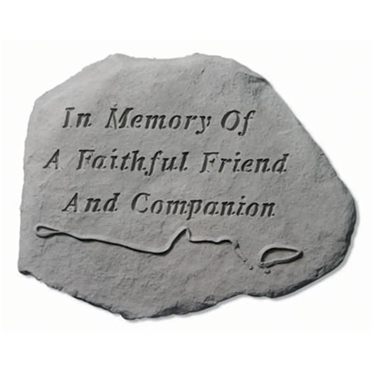 Kay Berry- Inc. 93720 In Memory Of a Faithful Friend - Leash And Collar Memorial - 15.5 Inches x 11.5 Inches