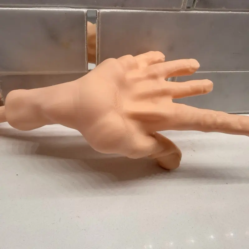 Take my Strong Hand - Mini Little Hand Stick Puppet -  Spatula - Halloween Costume - Strong Hand Prop - Scary Movies - Novelty Toy Gift - TikTok Famous - (Creepy 1x Set)