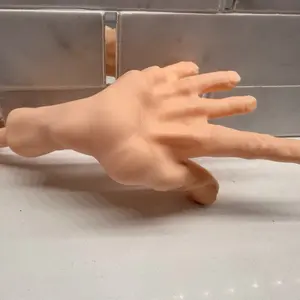 Take my Strong Hand - Mini Little Hand Stick Puppet -  Spatula - Halloween Costume - Strong Hand Prop - Scary Movies - Novelty Toy Gift - TikTok Famous - (Creepy 1x Set)