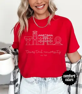 Texas Tech Game Day Shirt | Comfort Colors