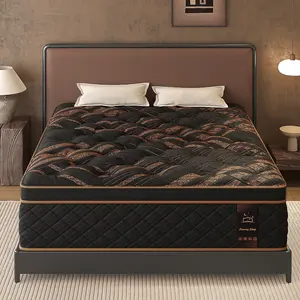 14" Twin Full Queen King Size Mattress in a Box Hybrid Spring Gel Memory Foam,  Euro Top Medium Firm Ergonomic Mattresses for Motion Isolation, Edge Support, 100 Night Trial