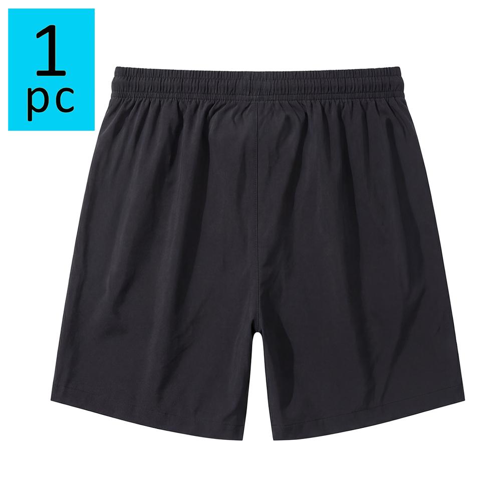 Men’s summer shorts are lightweight, breathable, quick-drying, and feature zippered pockets and a fluorescent green drawstring. Solid-color casual sports running shorts—mid-length for jogging and outdoor hiking—suitable for everyday fitness training.