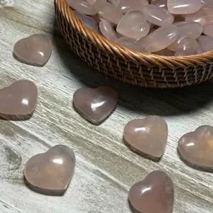 Rare Lavender Rose Quartz Heart | Heart Chakra | Universal Love | Self -Love | Unique | Calming
