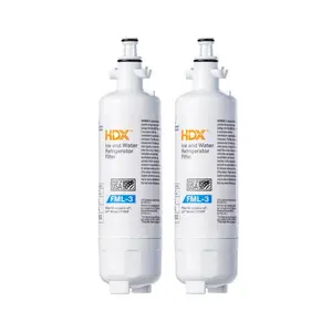 FML-3 Premium Refrigerator Water Filter Replacement Fits LG LT700P (2-Pack)